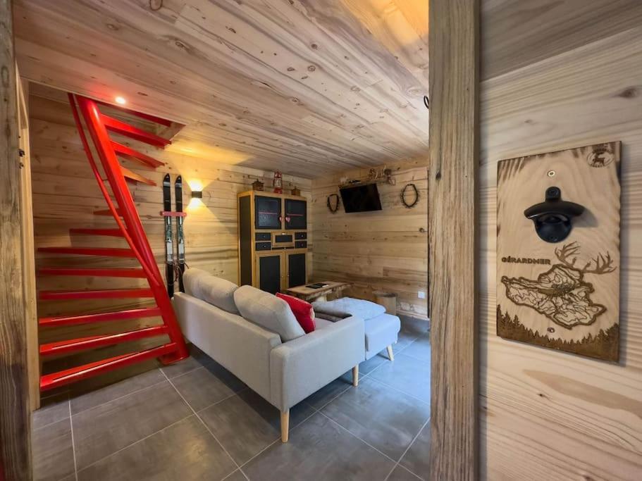 Le Refuge Perche Du Saut De La Bourrique Spa, Terrain Cloture Gérardmer Eksteriør bilde
