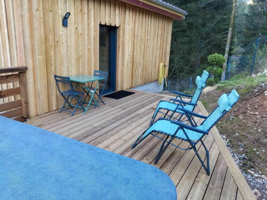 Le Refuge Perche Du Saut De La Bourrique Spa, Terrain Cloture Gérardmer Eksteriør bilde
